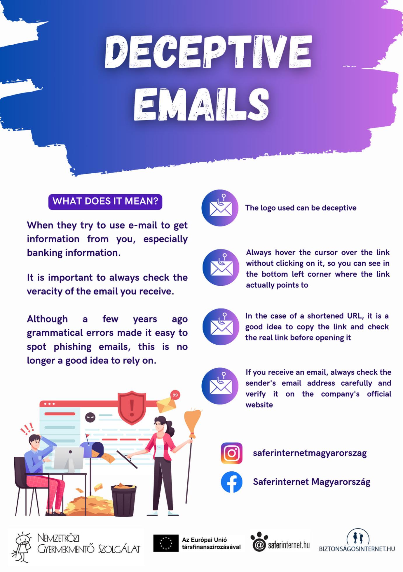 Deceptive emails