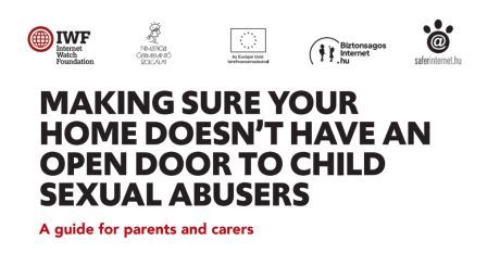 Cover image: Guide for parents and carers on preventing the sexual exploitation of children and young people